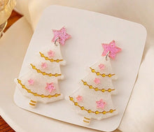 Traditional Christmas Tree Earrings