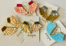 Sequin Wing Earrings