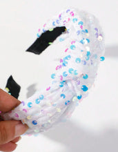 Iridescent Sequin Knot Kid’s Headbands
