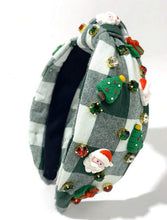 Plaid Decor Christmas Headbands LP