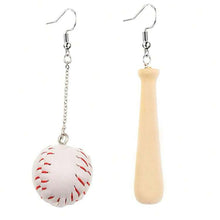 Bat and Baseball Earrings