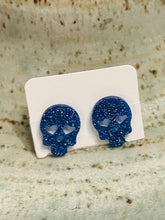 Glitter Halloween Stud Earrings