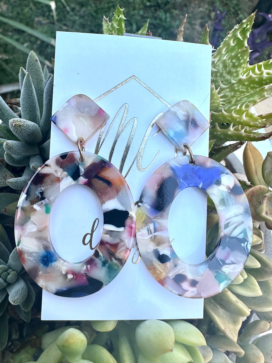 MultiColor Acrylic Earrings