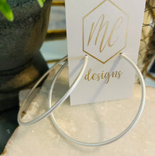 Medium or Large Thin Matte Hoops