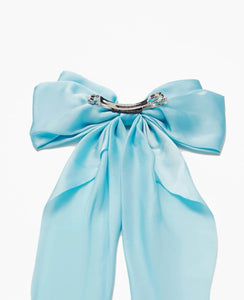 Fairytale Sateen Hair Bow Barrette