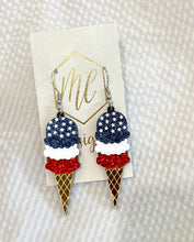 USA Popsicle and Ice Cream Cone  Earrings