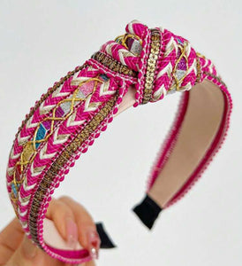 Orinate Woven Jeweled Headband