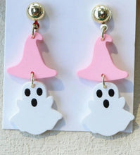 Ghost Clay Earrings Halloween