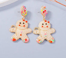 Rhinestone Gingerbread Earrings