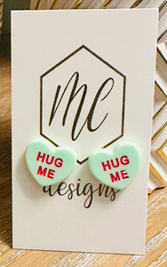 Hug Me Stud Earrings Valentine’s Day