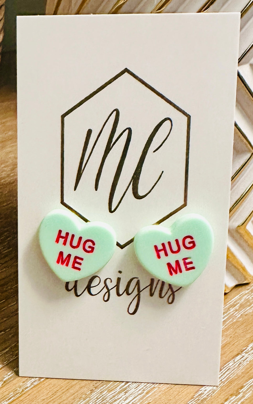 Hug Me Stud Earrings Valentine’s Day