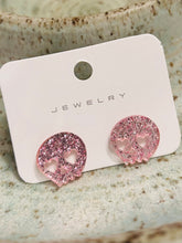 Glitter Halloween Stud Earrings