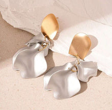 Shimmery Petal Earrings