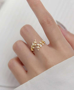 Gold Leaf Ring