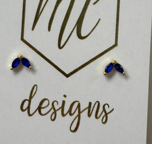 Assorted Tiny Studs Third and Second Hole Earrings