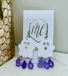 Ghost Boo Earrings