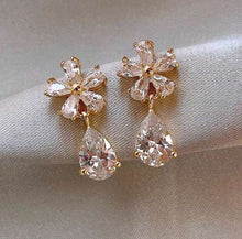 Butterfly and Flower Jewel Earrings