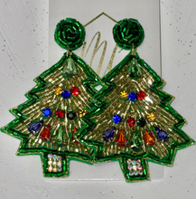 Statement Seed Beaded Christmas Trees