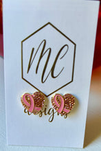 Small Breast Cancer Awareness Earrings