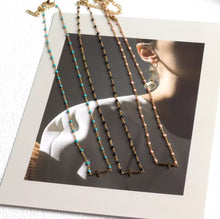 Simple Beaded Cross Necklaces