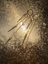 Spike Chain Drop Earrings