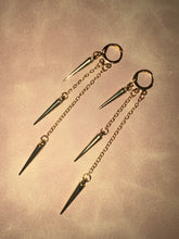 Spike Chain Drop Earrings
