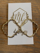 Quatrefoil Gold and Silver Earrings Everyday