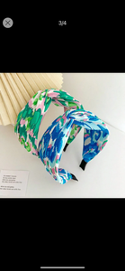 Multicolor Wide Knot and Twist Headbands