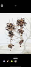 Long Statement Flower Earrings