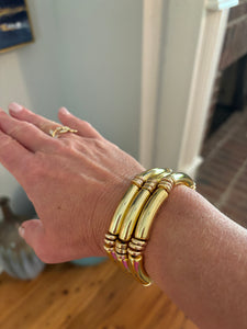 Gold Acrylic Bracelets