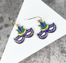 Mardi Gras Mask Earrings