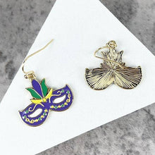 Mardi Gras Mask Earrings