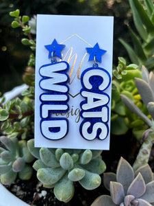 Wild Cats Acrylic Earrings