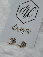 Element Rhinestone Huggies