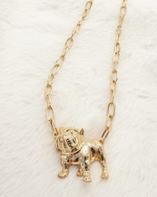 Bulldog Full Body Necklaces Scarf and Chain
