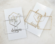 Square Minimalist Earrings