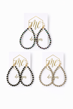 TearDrop Stone Beaded Earrings
