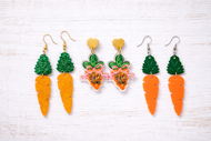 Easter Carrot Earrings