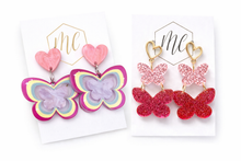Acrylic Butterfly Earrings
