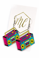 80’s Jam Box Earrings