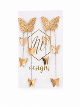 Butterfly Jewel Crystal Drop Earring-RW