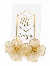Statement Filigree Flower Earrings