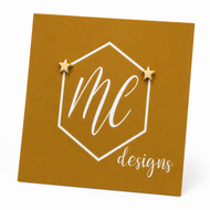 Mini Gold Star Studs