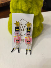 Dancing Acrylic Nutcracker Earrings