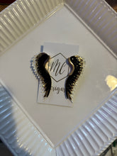 Glitter Angel Wing Earrings