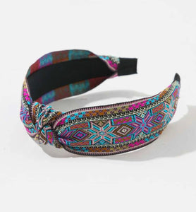 Embroidered Patterned Headband