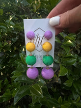 Mardi Gras Ball Earrings
