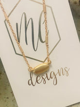 Oval Matte Studs Gold Silver with Matching Necklace