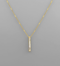 Gold Drop Bar Necklaces
