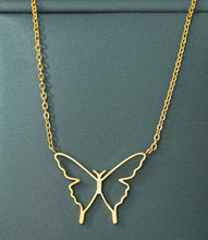 Simple butterfly necklace